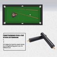 thumbnail image 3 of 2PCS Cue Stick Extender 6inch Billiards Pool Cue Extension for Billiard Cues Black WM29, 3 of 6