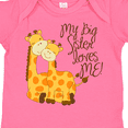 thumbnail image 4 of Inktastic My Big Sister Loves Me Boys or Girls Baby Bodysuit, 4 of 5