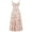 Orange, variant on Sleeveless Boho Dress Women's Casual Loose Fit Summer Floral Print Sundress for Beach Vacation Wear,Orange M