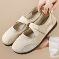 thumbnail image 5 of longantii Wide Toe Box Flats Shoes Women Barefoot Mary Jane Flats Comofortable Ballet Flat with Adjustable Straps Lightweight Breathable Comfort Retro Low Top Shoes Beige, 5 of 6