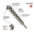 thumbnail image 3 of Broca perforadora BOSCH HC5043 SDS-Max Speed-X 22 mm x 91 cm, 3 of 7