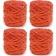 thumbnail image 1 of Hilo de lana para tejer 4xHilo de tejer para crochet, hilo grueso suave para hacer proyectos de hilo, 1 of 5