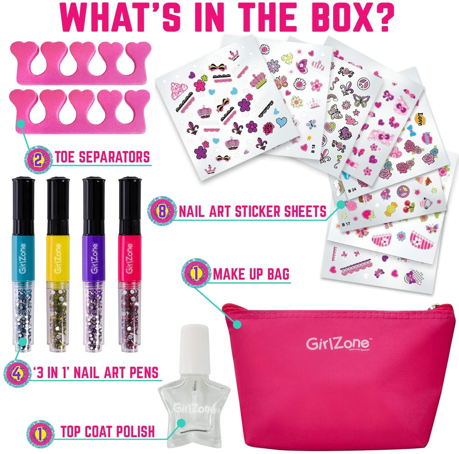 GIRLS CREATOR®️- NAIL ART STUDIO * The presented nail art kit contains  everything you need to maintain your nails. From now on, your…