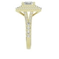 thumbnail image 5 of Unique Moments 2.50 Ct Lab Grown Split Shank Princess Halo Diamond Engagement Ring 10K Yellow Gold, 5 of 7