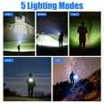 thumbnail image 4 of YOLETO LED Flashlight, 90000 Lumens Super Bright Tactical Flashlight, Rechargeable Flash Light, 5 Modes Zoomable Waterproof Flash Lights for Emergency, Outdoor, Home, Camping, Hiking, 4 of 8