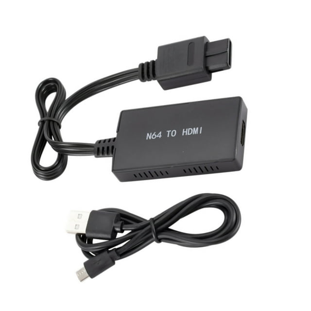 NATEFEMIN HD Adapter Converter for N64 SNES GameCube USB Power Needed No Driver Required Easy Set Up Improved Quality