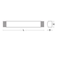 thumbnail image 3 of AFX Charlotte 29-inch Satin Nickel LED Vanity, White Shade, 3 of 3