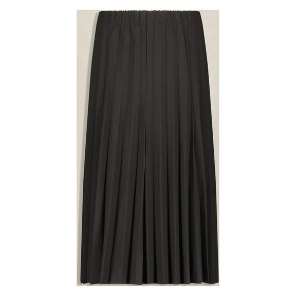 Sam Fashion Pleated Suiting Fabric Skirt
