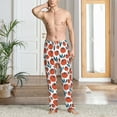 thumbnail image 3 of Cauagu Hand Drawn Tomatoes Mens Pajama Pants Sleep & Lounge Pants,PJ Bottoms with Pockets-Large, 3 of 7