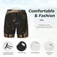thumbnail image 3 of Fotbe Starry Night Black Sheep Traje de Baño para Hombre – Shorts de Natación de Secado Rápido con Forro y Bolsillos-XX-Large, 3 of 6