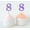 Glitter Purple, variant on Darling Souvenir, Number 8 Birthday Year Cupcake Toppers, Birthday/ Anniversary Party Dessert Decorations - Pack Of 20