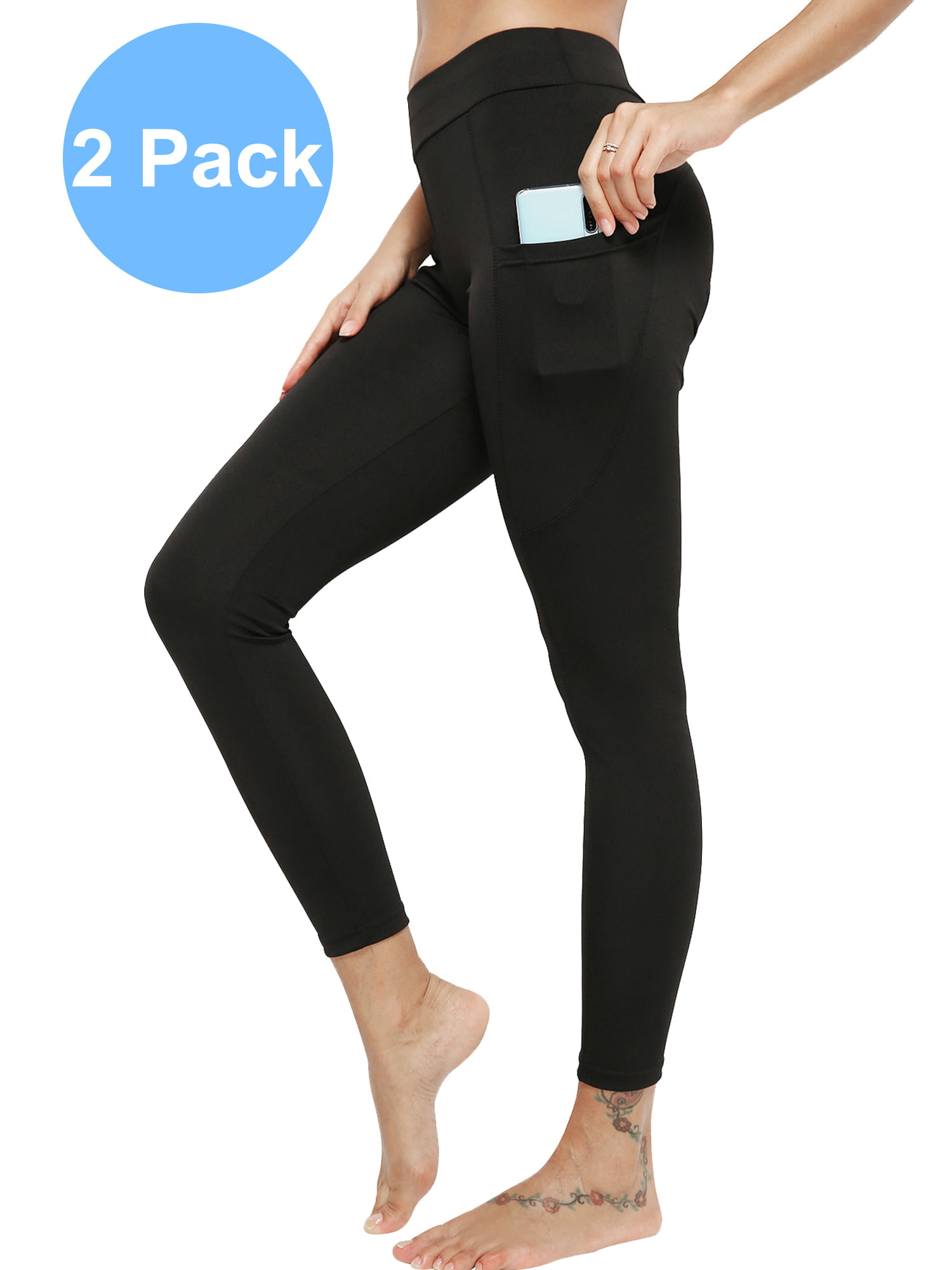 High Waist Yoga Pants with Pockets Workout Pants for Women 4 Way Stretch Running Yoga Leggings for Women