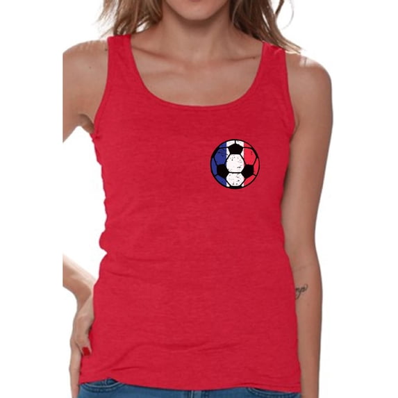 Awkward Styles France Tank Top for Women French Soccer 2018 Tank French Gifts