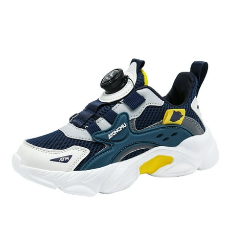 

Children s Sports Shoes Girls Shoes 2024 Spring and Autumn Collection Mesh Breathable Medium Size Children s Rotating Button Running Shoes Wedges for Girls Underarm Our Girls Shoes for Kids Girls