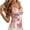 Pink, variant on Women's Satin Camisole Spaghetti Strap Cowl Neck Sleeveless Tank Tops Blouse Lightweight