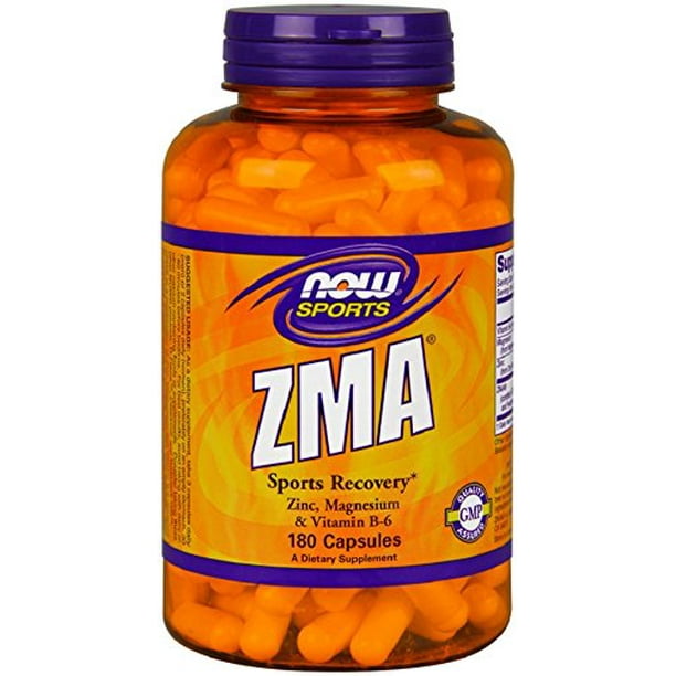 NOW Sports Nutrition, ZMA (Zinc, Magnesium and Vitamin B6), Enhanced