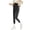 Black, variant on Ahabrexf Soft Leggings for Women, Maternity Panties and Stretch Pants for Comfortable Daily Wear During Pregnancy