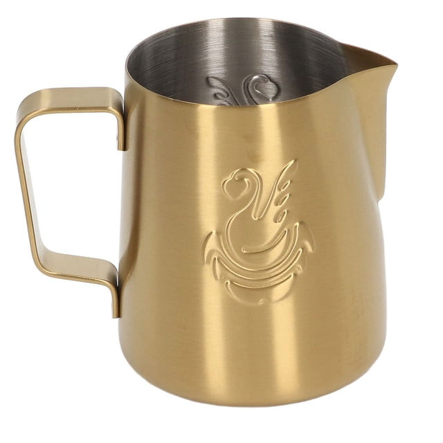 Jarra de café humeante, jarra de café humeante de 230 ml Taza para espumar leche Taza para espumar leche de acero inoxidable Diseño de última generación