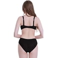 thumbnail image 2 of Agnes Orinda Women's Plus Size Lingerie Sets Two Piece Lace Polka Dots Bra and Panty Set Bralette, 2 of 6