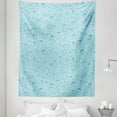 thumbnail image 1 of Aqua Tapestry, Big Small Water Rain Drops Liquidity Oceanic Pelagic Naval Seafaring Maritime Image, Fabric Wall Hanging Decor for Bedroom Living Room Dorm, 5 Sizes, Pale Blue, by Ambesonne, 1 of 1