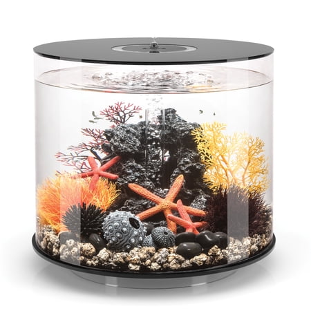 biOrb Tube 35 Aquarium with MCR Light  9.2 Gallon  Black