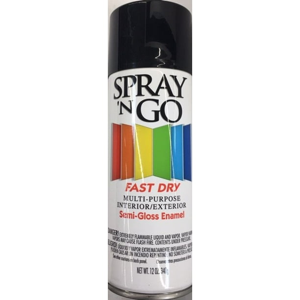 Rust Oleum Spray N Go Semi-gloss Black Spray Paint Rust Oleum Spray N Go Semi-gloss Black Spray Paint