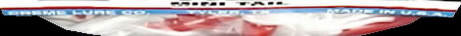 Creme 1.5" Mini Tail Tube Lures, Red & White, 15 Count