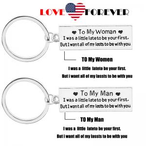romantic keychains for him