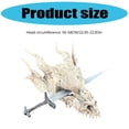 thumbnail image 5 of Elegant 3D Dragon Head Hairpin Secure Grip Hair Clip Comfortable Wear Plastic Hairpin For Halloween Event Dressingup, 5 of 7