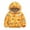 Yellow, variant on Winter Down Coats for Kids Baby Boys Girls Light Puffer Padded Jacket Bear Hoods Infant Outerwear Toddler Jacket