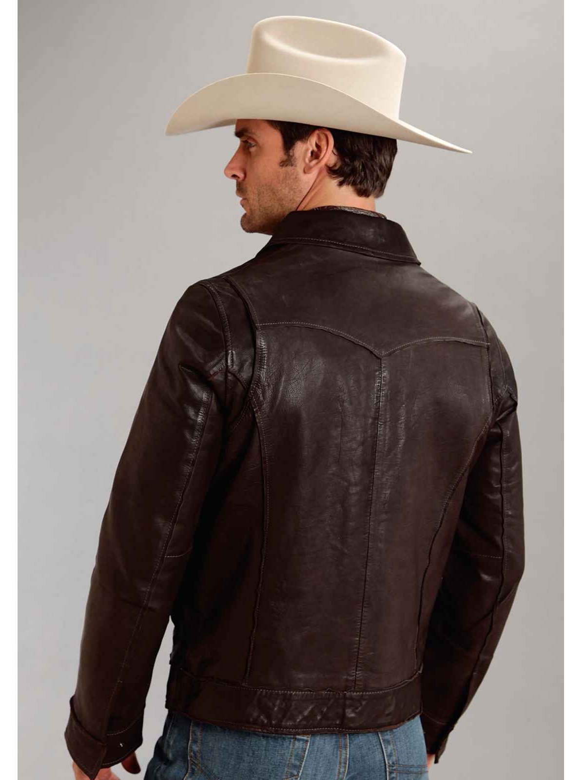 Stetson leather Jacket - www.bhairav.com