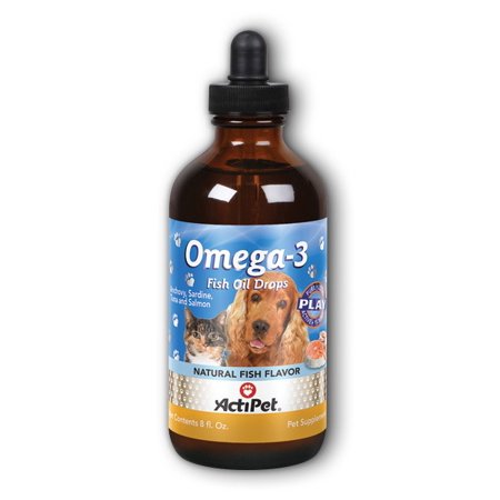 Omega 3 (Fish) ActiPet 8 fl oz Liquid (Best Dog Food With Fish Oil)