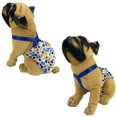 thumbnail image 3 of Pack of 2 Female Dog Diapers With Suspenders Reusable Washable for Small Pet, 3 of 5