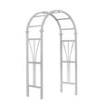thumbnail image 2 of Vita 45"L x 21"W x 82"H Dublin Vinyl Arbor, White, BA68101-1, 2 of 4