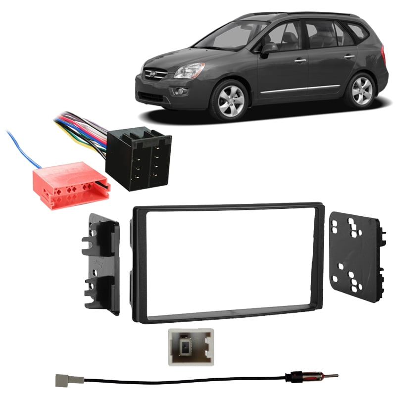 Black Metra 95-7329 Double DIN Installation Kit for 2007-Up Kia Rondo Vehicles