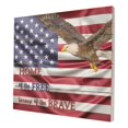 thumbnail image 4 of Wooden American Flag Patriotic Veteran Wall Sign Gift Home Of The Free, 4 of 11