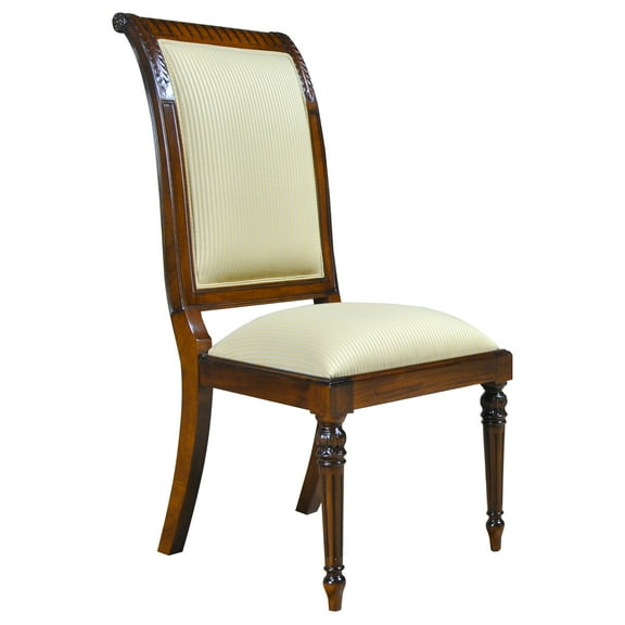 Tall Back Upholstered Side Chair
