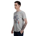 thumbnail image 2 of Marine Organism T-Shirt for Men Cotton 100% Summer Tops Women Fashion Casual Short Sleeves Round Collar Short-Sleeve Couple Top Tees, 2 of 6