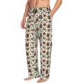 thumbnail image 5 of Cauagu Insects A Mens Pajama Pants Sleep & Lounge Pants,PJ Bottoms with Pockets-Medium, 5 of 7