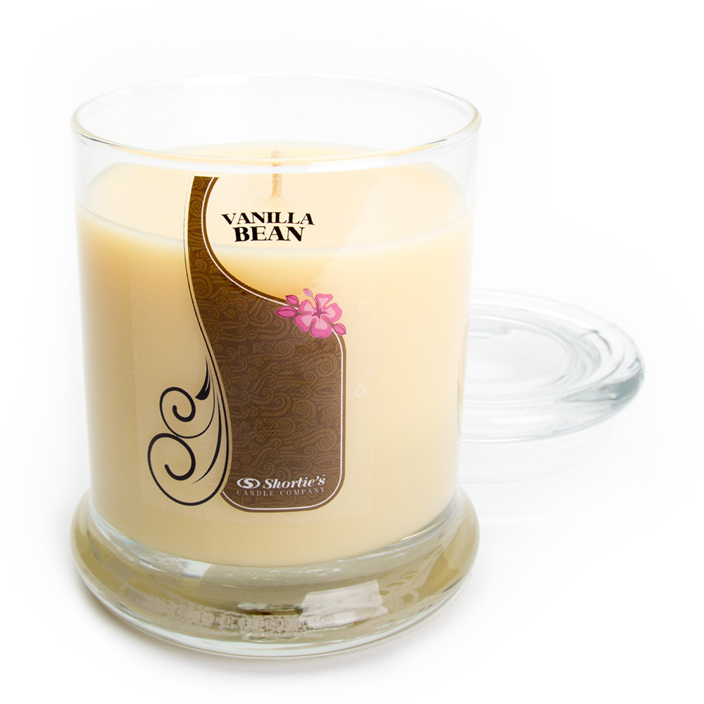 Vanilla Bean Candle Medium Beige 10 Oz. Highly Scented Jar Candle