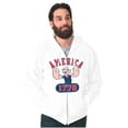 thumbnail image 5 of Popeye The Sailor Man America 1776 Zip Up Hoodie Men's Women's Brisco Brands L, 5 of 6