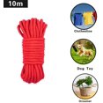 thumbnail image 4 of 2Pack 10 M/33 Feet 8 MM All Purpose Rope Soft Cotton Rope Cord Thick Cotton Twisted Cord (Red)by Torubia, 4 of 4