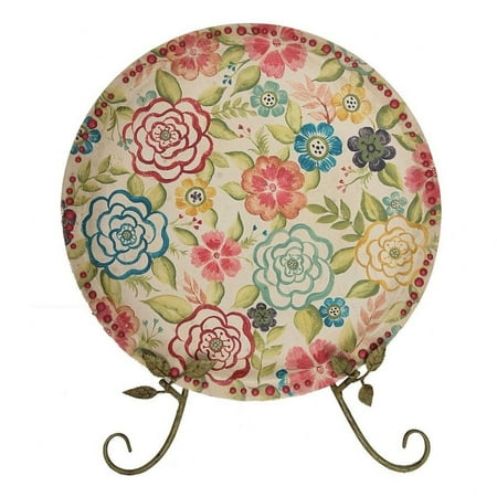 

Elk Home - Petals - 21.25 Inch Charger Pink/Blue/Green Finish - Elk Home