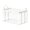 White 12.6X9.84X9.45IN, variant on NovaStitch 3Pcs Medium Clear Storage Bags with Zipper Handle Thick Quilt Blanket Clothes Storage Packing Tote for Moving Travel Space Saving Organizer Container for Home