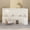 H63.0"*L196.9", variant on Folding Paper Room Divider with Display Shelf, Bendable Freestanding Partition Wall, Double Sided Design, No Assembly Required for Home Office Studio