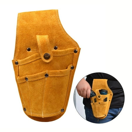 

BCLONG Tool Storage Bag Storage Bag Electric Tools Cowhide Drill Holster