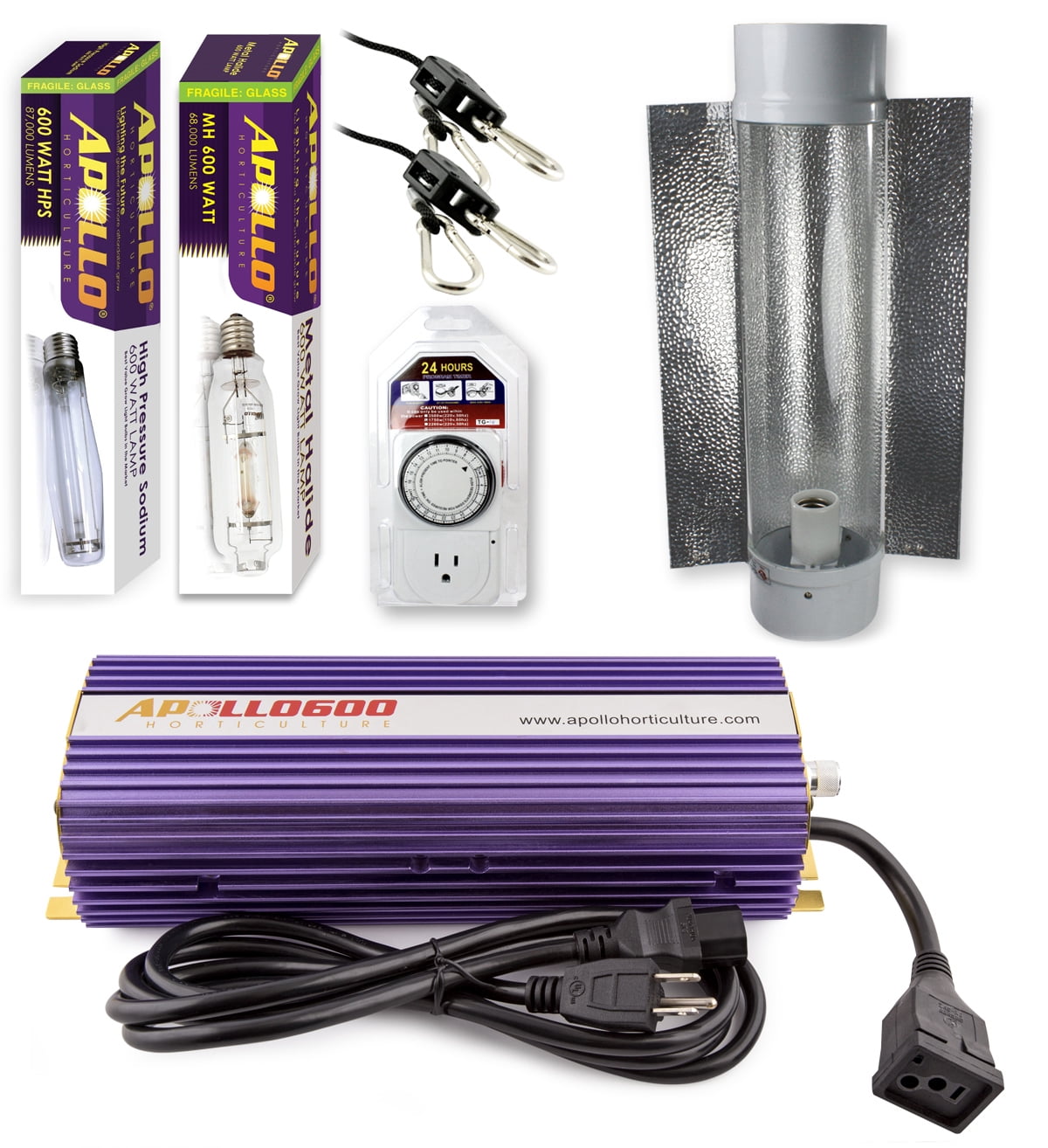 Apollo Horticulture GLK600CT24E 600 Watt Grow Light Digital