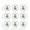Clear, variant on Real Madrid FC Kings of Europe Planner Calendar Scrapbooking Crafting Stickers - 50 1" Opaque Stickers