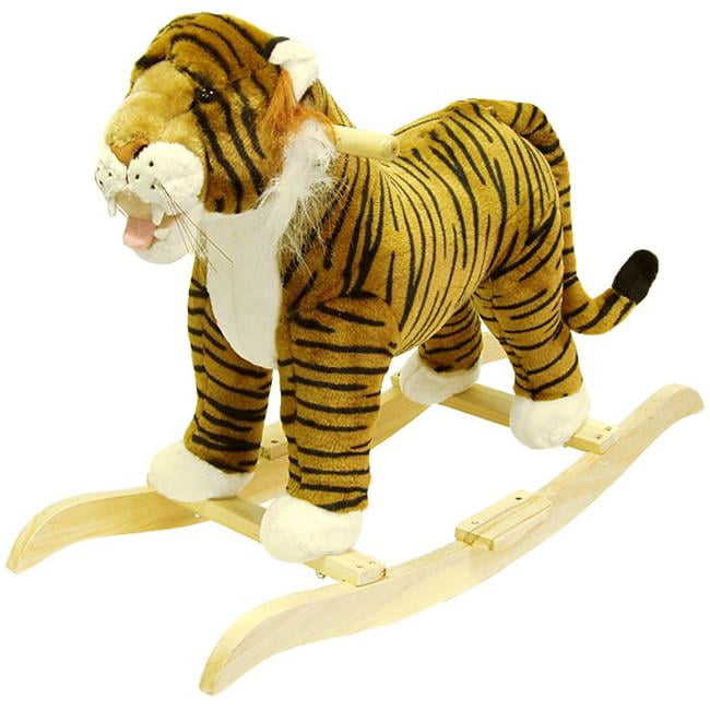 Happy Trails Plush Rocking Animal, Tiger - Walmart.com - Walmart.com