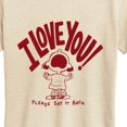 thumbnail image 3 of Peanuts - I Love You Please Say it Back Short Sleeve Graphic T-Shirt, 3 of 6